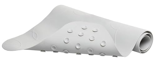 Image of Ubbi Cushioned Non-Slip Bath Mat for Baby, Powerful Suction Cups, Baby Bathtub Time Essentials, Gray (Pack of 6)