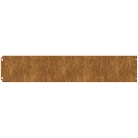 vidaXL Flexible Corten Steel Lawn Edging Cover