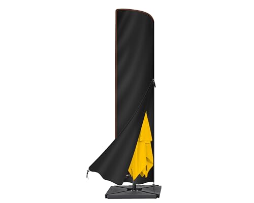 Raword Housse de protection pour parasol - 240 x 57/57 cm - Pour parasol de jardin - Diamètre : 400 cm - 300 x 300 cm - Imperméable