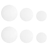 iplusmile 6 Stück Uhrenglasbecherdeckel 150Mm 100Mm 70Mm Flaschendeckel Deckel Verdunstungsschale für Labor Transparent