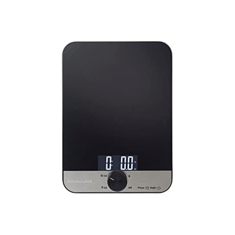 KitchenAid digitale Küchenwaage, Glas, für nasse und trockene Zutaten Cover