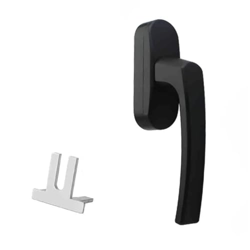 Manillas Para Ventanas Manija derecha, transmisión de aleación aluminio, varios accesorios for ventanas abatibles externas con corte puente(Black - 30mm 1pcs)