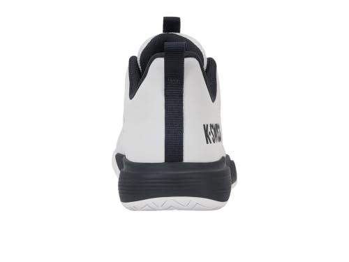 K-Swiss Ultrashot Light Pickleball Tennisplatzschuhe für Herren, Weiß/Carbon/Baltic, 47 EU – Ansicht 5