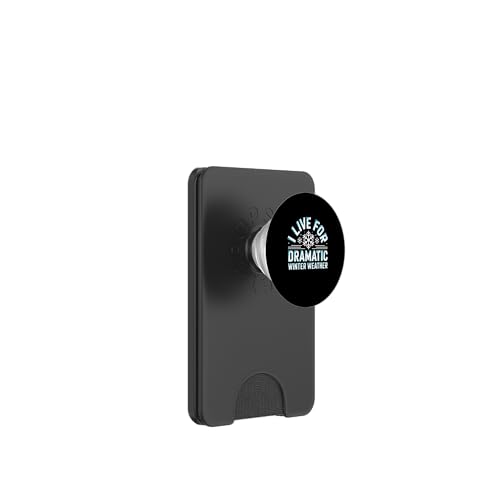 Vivo para un Amante dramático de la tormenta de Nieve del Clima Invernal PopSockets PopWallet para MagSafe