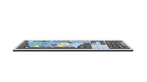 Image of Logickeyboard 'Slimline' Designed for Editing in Blackmagic's Davinci Resolve on Windows PC • p /n LKB-RESC-AJPU-US