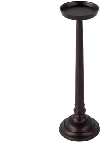 Butler Specialty Company Tilly 7 in. W Round Metal Pedestal End Table - Bronze