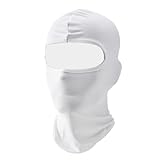 Remarks Japan フェイスマスク ホワイト 防寒 スノーボード スキー バイク スノボ 目出し帽 ネックウォーマー 仮装 薄手