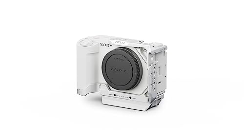 Image of Tilta Half Camera Cage for ZV-E1 | Cold Shoe, NATO Rail, M3 and 1 /4 inch inch-20 Threads Mounts | Silver
