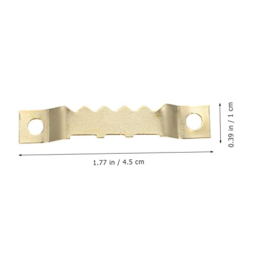 Image of 1000pcs Serrated Photo Frame Hooks Wall Hanging Hardware for Easy Artwork Display and Organization for Decor