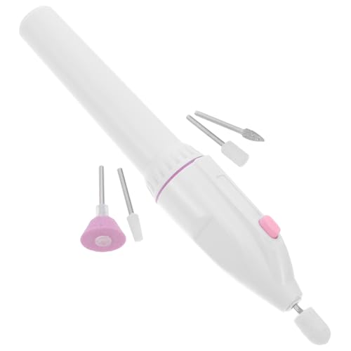 SAFIGLE Pulidora De Uñas Eléctrica Portátil 1 Unidad Tamaño Compacto Multifuncional Para Manicura Profesional y Uso Doméstico Sin Batería Adecuado Para Decoración De Uñas