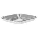 Élégant et moderne : le design minimaliste et chic de ces plateaux vos repas et apporte une touche de modernité à votre table. plateau en métal peint, plat à four en acier inoxydable