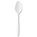 General Paper Medium-Weight Spoons, 6 1/4in., White, Case Of 1,000 Spoons