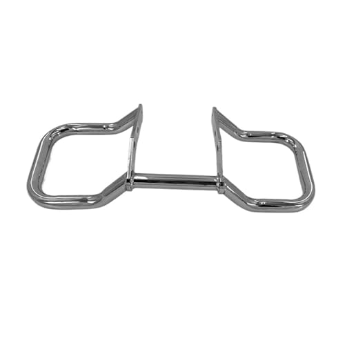 NVDERTA Kompatibel mit Kawasaki W400 W650 W800 alle Jahre Motorschutz für Motorrad, Stoßstange, Fallschutz (Chrome)