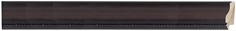 CountryArtHouse Picture Frame Moulding (Wood) 18ft bundle - Traditional Mahogany Finish - 1.5" width - 1/2" rabbet depth