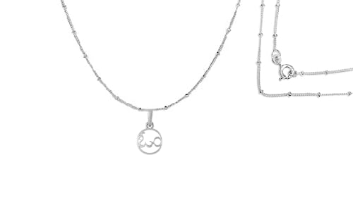 Chaîne et pendentif OM spirituel en argent massif pour yoga et méditation quotidienne