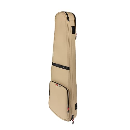 Image of Gator Cases ICON Series Premium Weather Resistant Gig Bag for Bass Guitars with TSA Luggage Lock-Friendly Zipper Pulls; Khaki(G-ICONBASS-KHK)