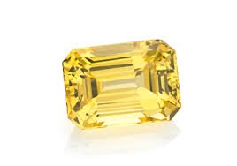Yellow Sapphire (Pukhraj) Gemstone Guide | Natural Certified Square Cut 7.8 Ratti