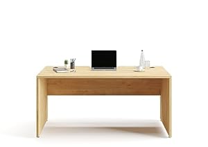 furni24 Computertisch Saphir-Eiche 180x80x75 cm