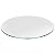 STONELITE FURNITURE Glass Table Top 24" Round - 1/2" Inch Thick Tempered Glass - 21 Pounds - Thick Flat Polish Edge Tempered - Circular Table Top with Rounded Edge - Glass to Put On Top of Table
