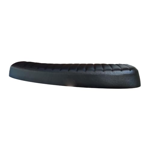 Asiento retro vintage para motocicleta con diseño plano y cojín de 610 mm