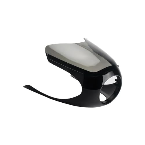 Capot de phare de moto style rétro en finition noire premium pour Scrambler R 6.25"
