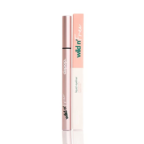 Dapop - Eyeliner Waterproof Wild n Free - Delineador de Ojos Permanente Color Negro Intenso - Punta de Pincel para Mayor Precisión - Fórmula de Larga duración, Resistente al Agua y Alta Pigmentación Cover