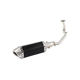 Specifiche ultraleggere. Tubo in acciaio inossidabile 304 di 1 mm di spessore. Compatibile con l'OEM, si monta nella stessa posizione del collettore standard. Progettato per adattarsi a un silenziatore con un diametro di 51,5 mm / 2 pollici. Questo è un articolo plug and play, non sono necessarie modifiche. Saldatura TIG per interni più lisci.