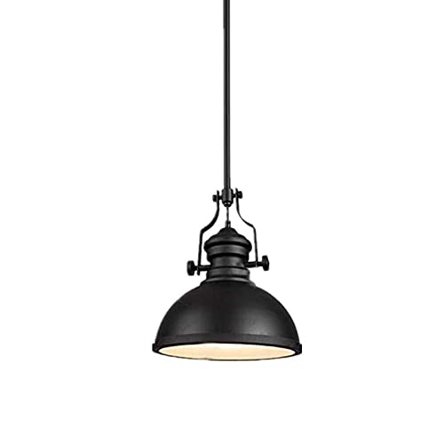Suspension vintage industrielle noire et blanche pour sublimer l'ambiance de votre restaurant