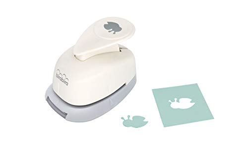 Bira 5/8 inch Bee 2 Shape Lever Action Craft Punch for Paper Crafting Scrapbooking, Color May Vary