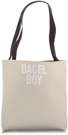 Bagel Boy Fun Food Quote for Bagel Fans Tote Bag