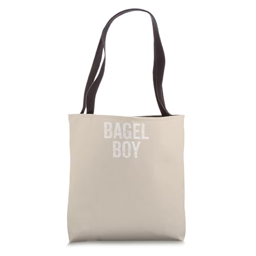 Bagel Boy Fun Food Quote for Bagel Fans Tote Bag