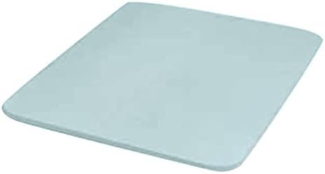 AURORA RAINBOW Diatomite Earth Bath Mat, Fast Self-Drying, Low Maintenance, Trendy, Natural, Amazing Water Absorbent, Solid Plate, Green