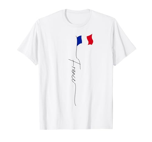 France, mât de Drapeau français, France Vintage T-Shirt