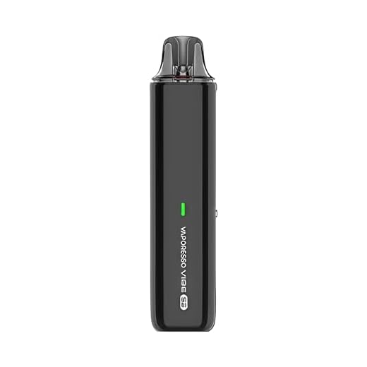 VAPORESSO Vibe SE Vape Kit [Black] - E-cigarette Starter Vape Kit, Long Lasting 1100mAh Battery, RDTL and MTL Vaping, Side-Fill Pod, Inhale Activation - Nicotine Free