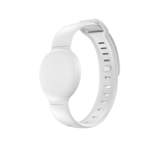 AirTag2 �P�[�X �ی�P�[�X ���v�ی�o���h �V���R�� �ی�J�o�[ �q�� �c�� �Ԃ���� �q�� ����җp�A�����h�~ �����\(�z���C�g)