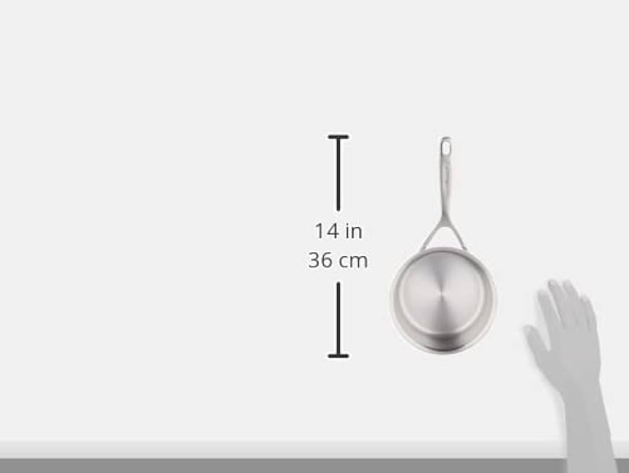 Demeyere デメイエレ 16cm片手鍋 蓋付き　ステンレス 全面5層 Demeyere デメイエレ 16cm片手鍋 蓋付き ステンレス 全面5層