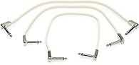 Easily maneuver cables to fit your pedals exactly where you want them with our flat-cable design. Pack of three 12-inch flat ribbon patch cables. Low profile metal connectors and built-in strain relief provide sleek yet durable construction. 99.95 pe...