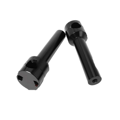 Pontets de guidon 22mm 25mm rehausseur de pince moto noir en aluminium CNC pour ATV