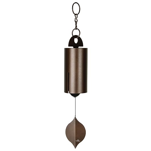 Woodstock Wind Chimes Heroic Windbell Wind Chimes for Outside, 40″ Copper Large Windchime for Outdoor Garden, Patio, Porch Wind Bell, Deep Tone Sound