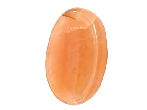Image of Red Aventurine Crystal Thumb Worry Pebbles Stones for Anxiety Stress Relief Massage - AAA Grade Original Healing Gemstone Agate Rubbing Stone for Yoga Meditation Spiritual Reiki Feng Shui