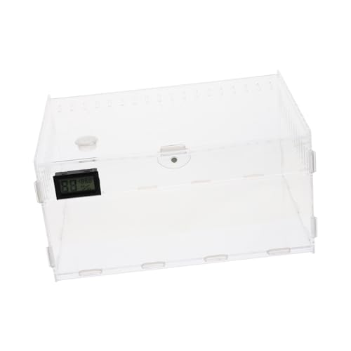 Cage élevage reptile avec ventilation stable et hygromètre intégré - 2