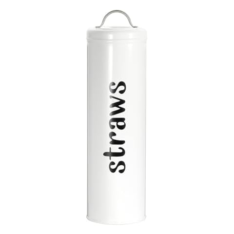 OGANAZI 12 Inch Metal Straw Holder Cover
