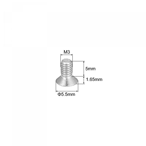 Uxcell A22071900UX1120 M3X5Mm Torx Security Machine Screws, 10Pcs 316 Stainless Steel Countersunk Head Tamper Proof Screw Fasteners Bolts thumb #1