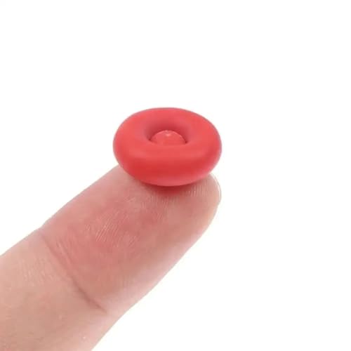 20 tapas rojas para sellar tubo de pegamento miniatura 5