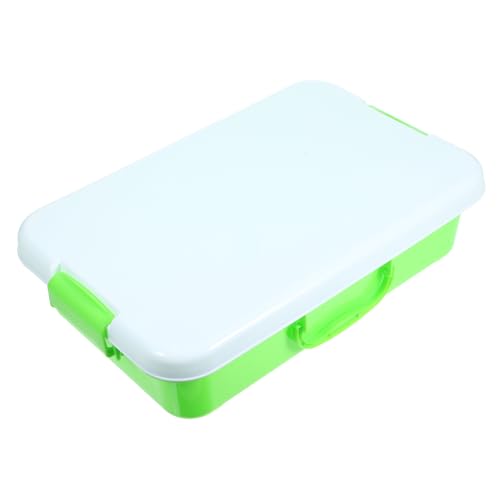 ZUNOXAZ Caja de Arena Portátil con Asa y Tapa para Almacenamiento Práctico para Exterior para Jardín