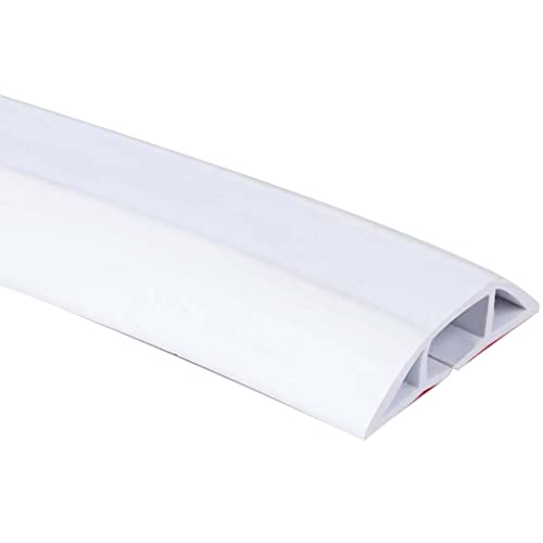 Gestion des cordons de sol en PVC souple blanc avec cavité de cordon 3m