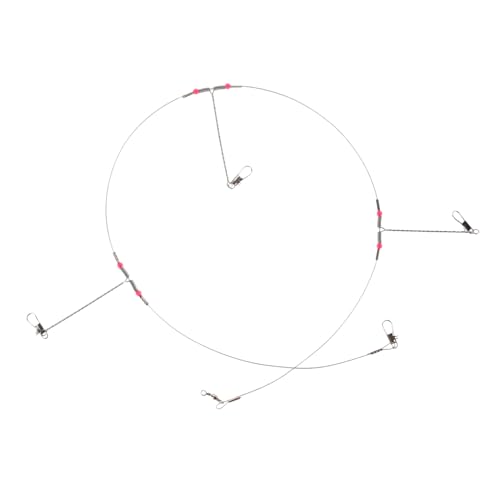 BESPORTBLE Fishing Wire Leader Rigs Stainless Steel Balance Bracket Sea Fishing Bait Rigs