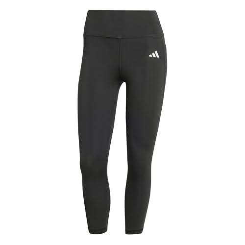 adidas Women's Optime Essentials Stash 3/4 Leggings, Black, M