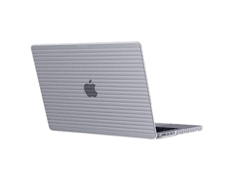 Tech21 Evo Wave case for MacBook Pro 14' (2021 & 2023) - Protective Hard Shell Cover - Clear