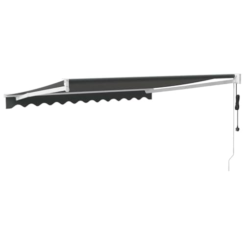 Store terrasse aluminium auvent automatique résistant UV anthracite - 6